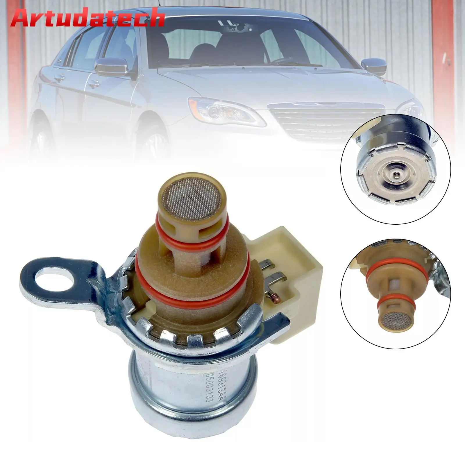 Artudatech 62TE Solenoid Trans Variable Force 0 - 90 Psi Sensor 5169313AA Car Accessories