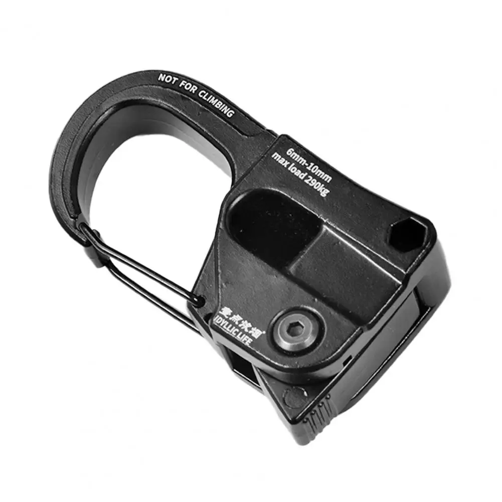 Strong Rope Fastener Rope Tensioner Self-locking Buckle Cord Adjuster Lightweight Regulator Strong Load-bearing Ergonomic Quick