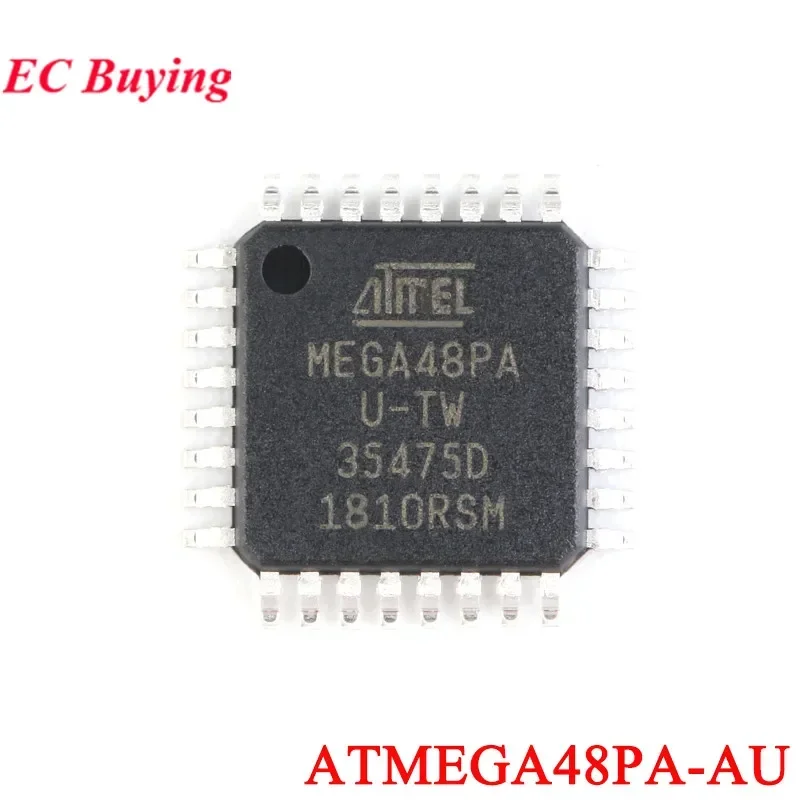 10Pcs/1pc ATMEGA48PA-AU MEGA48PA ATMEGA48-AU TQFP-32 ATMEGA48 ATMEGA48PA MEGA48PA-AU Microcontroller MCU AVR IC Chip