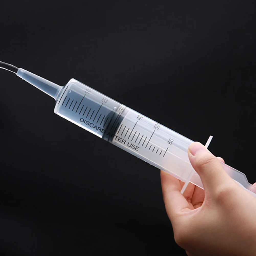 60/150ml Measuring Syringe Glue Filling Liquid Syringe Nutrient Sterile Without Needle Watering Refilling for Animal Feeding