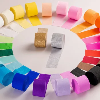 Rainbow Crepe Paper Streamers 1