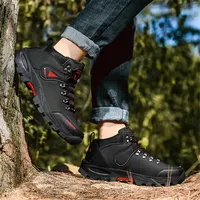 Hi Top Lace-up Boot For Men Sneakers Boots Men Shoes Fuchsia Sneakers Sport Top Luxury Jogging Tenni Models 2024elegant