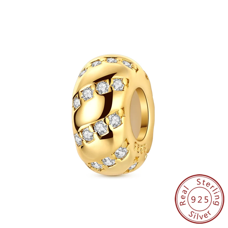 Goud Originele Charm Bead 925 Sterling Zilver Luipaard Kruis Hond Bot Aarde Vliegtuig Charm Fit Armbanden Hanger Vrouwen DIY Sieraden