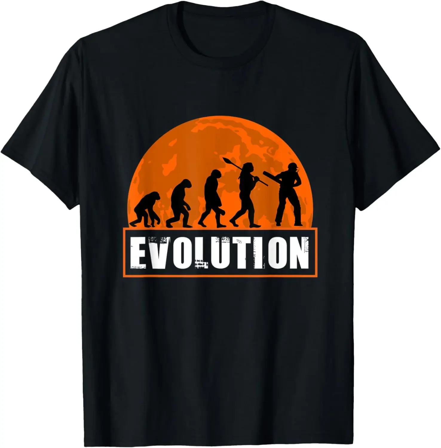 Cricket Player, Funny Cricket Human Evolution  Unisex Summer Streetwear Tops Mens Clothing Customizable Funny Shirt Camiseta