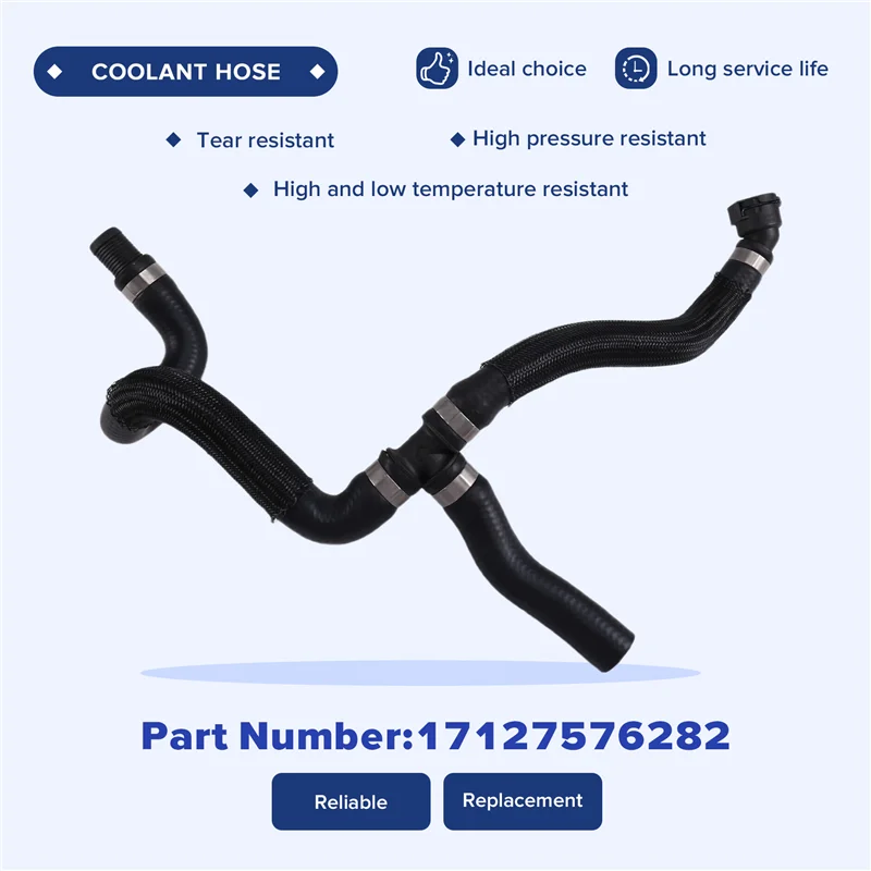 

A58X-For BMW 7' 750I Li Xdrive 2008-2015 Ford Escort 1974-1980 Compatible Car Radiator Coolant Hose 17127576282