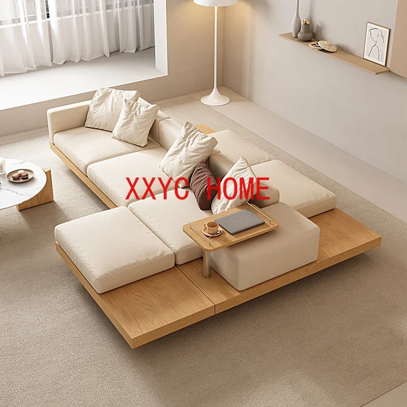 Light Luxury Japanese Style Quiet Wind Modern Simple Modern Luxury Couch Bed Xxl Designer Large Full Body Divano Home Furniture