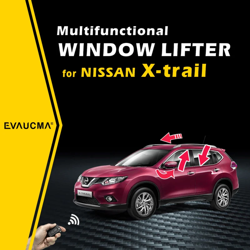 

Power Window For Nissan X-trail Xtrail T32 Car Accessories Window Closer + Side Mirror Folding + Sunroof Close Window Lifter