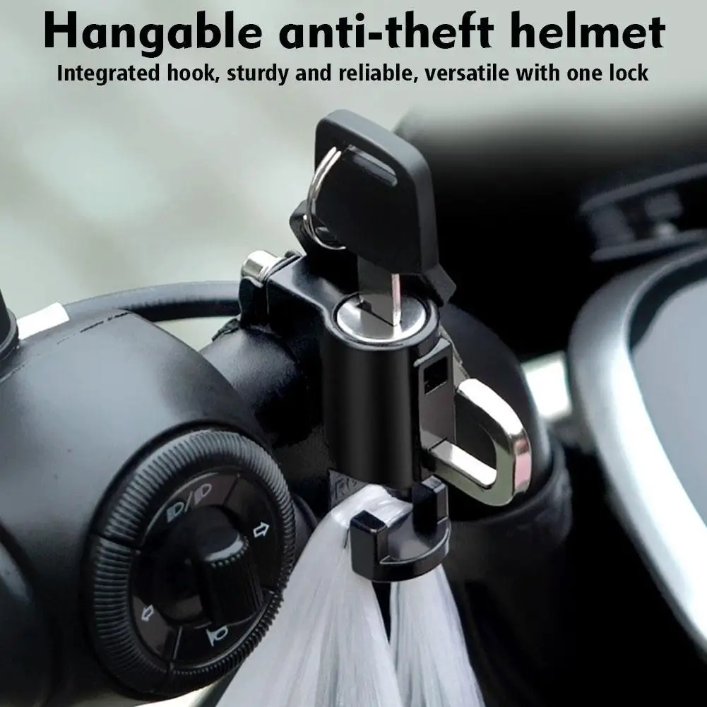 

Многофункциональный противоугонный замок для шлема — конструкция из алюминиевого сплава, нержавеющая, компактная конструкция, подходящая для ежедневного использования мотоциклов и велосипедов