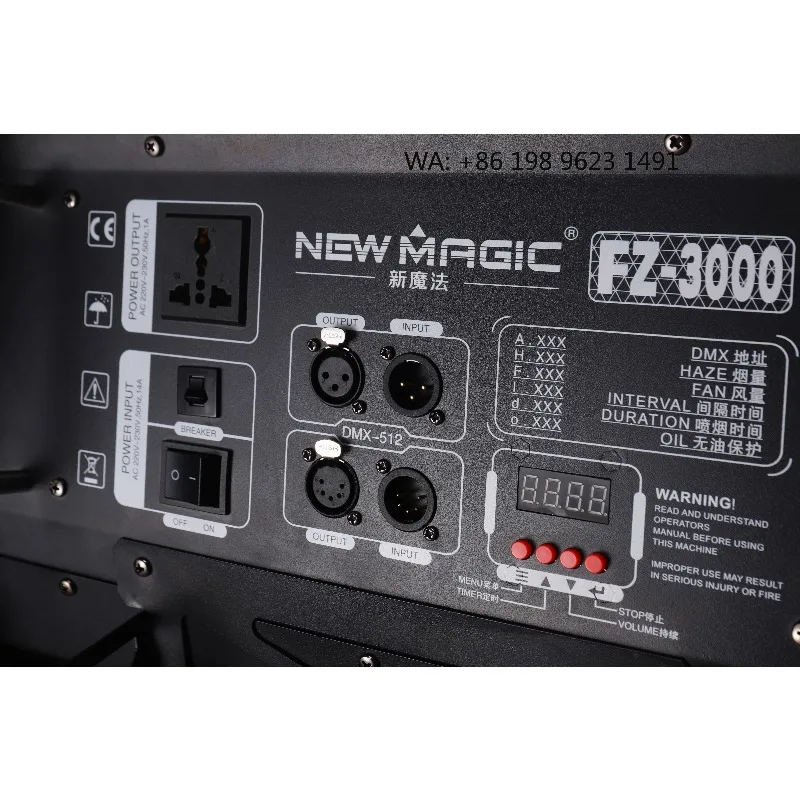 3200W Water Based Multifunctional Fog Smoke  Professional Stage Special Effect Equipment for Wedding Party Live FX Events