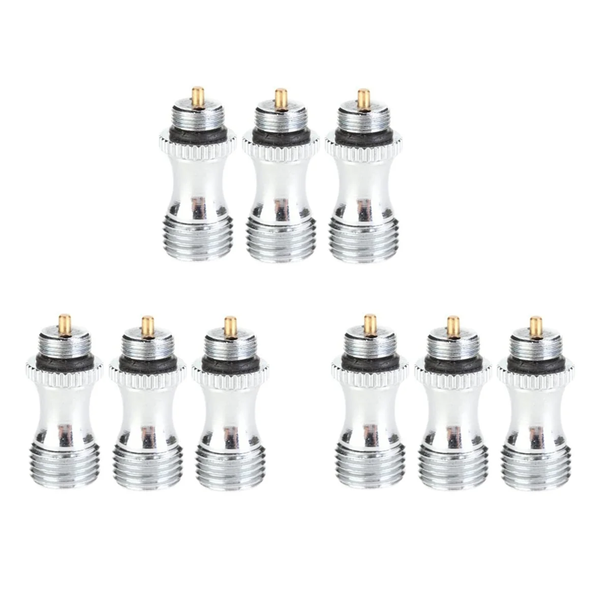 Stainless Steel Air Valve for Double Action Airbrush Parts Air Brush Paint Tool Accessories 9Pcs