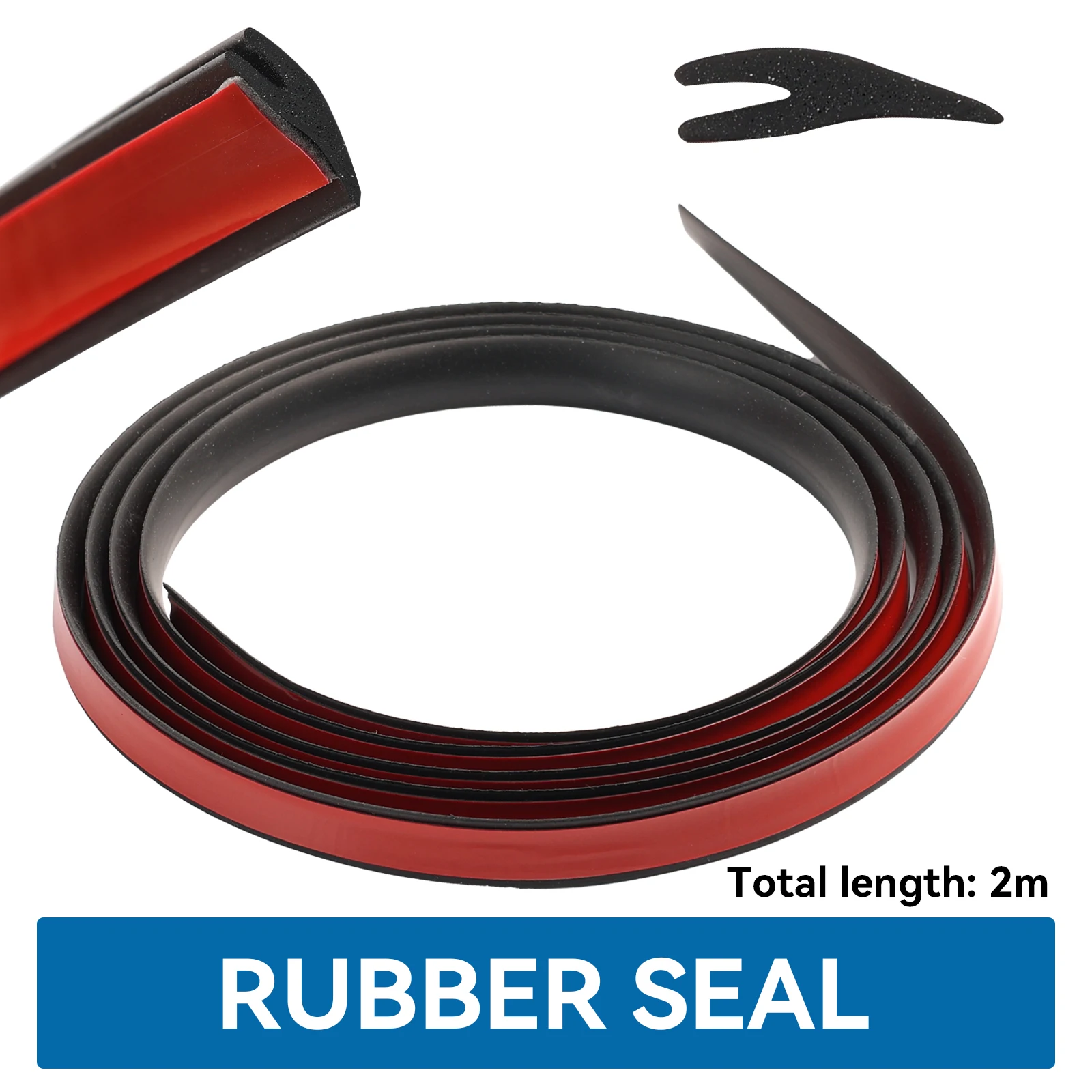 Universal Car V Shape Rubber Seal Weather Strip Windshield Hollow Glass Window Edge Moulding Trim Decorate Weatherstrip 2 Meter