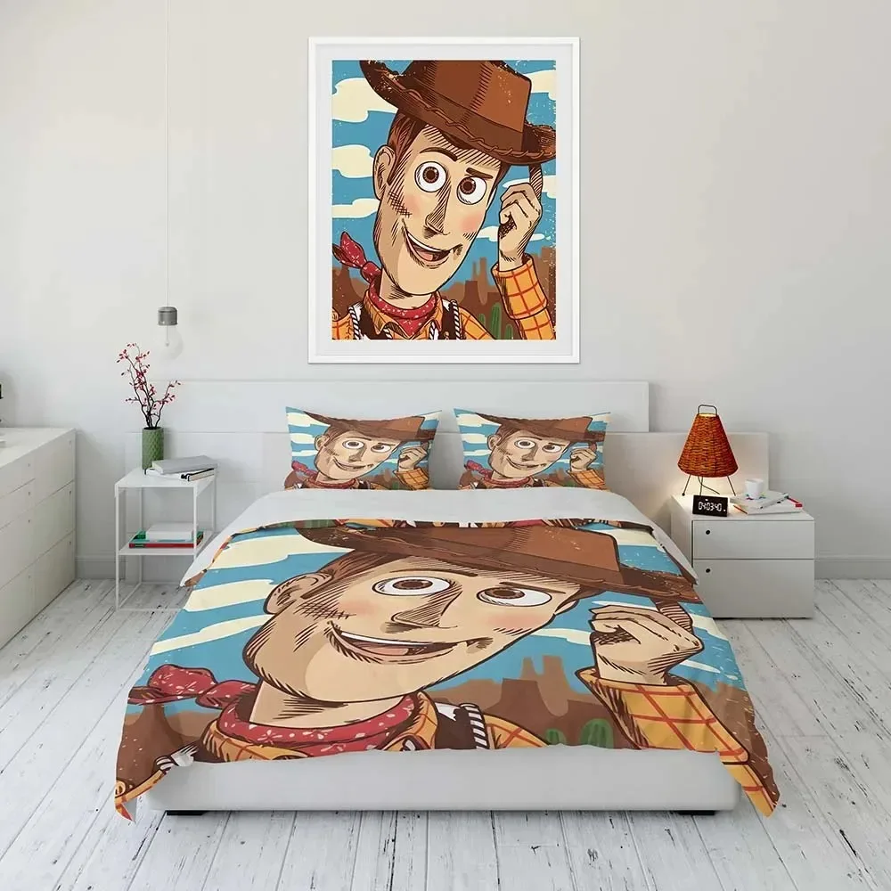 Imagem -03 - Disney-conjunto de Cama para Adultos e Crianças Capa de Edredão Fronha Confortável Vários Tamanhos Toy Story Presentes