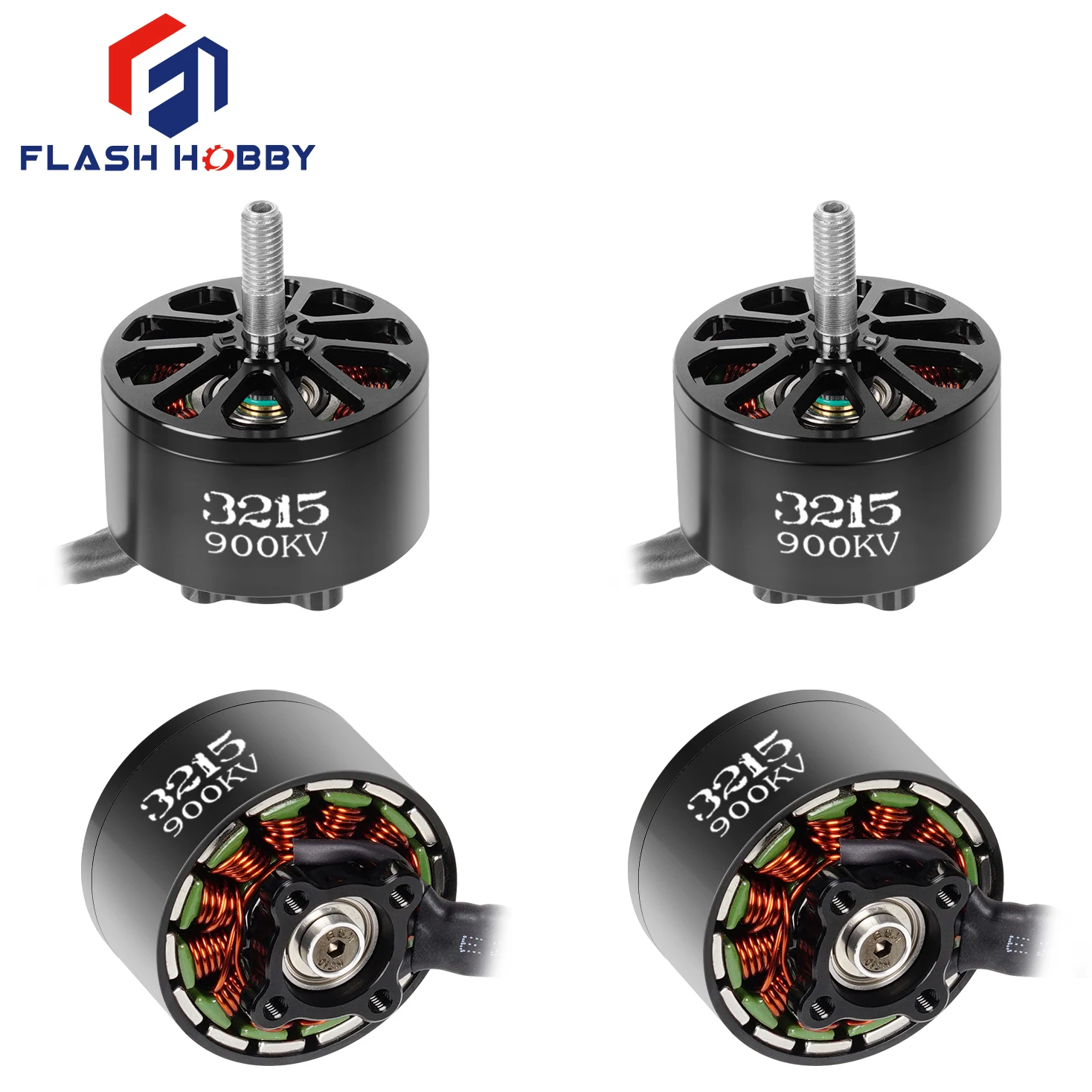 FLASHHOBBY A3215 3215 900KV Brushless Motor 3-6S for FPV Freestyle 9inch 10inch Long Range Cinelifter Drones Model