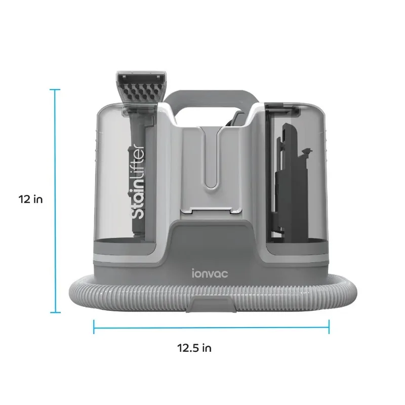 Ionvac Stain Lifter 12kPa Suction Portable Carpet and Upholstery Cleaner Vacuum, Gray