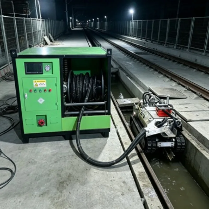 Sediment Removal Dredging Robot with Multiple Capacity Options for Waterway Tank and Lagoon Cleaning Operations