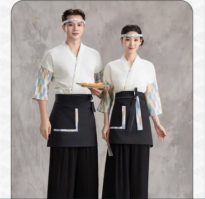 فندق الشيف كيمونو المطبخ الياباني السوشي مطعم Izakaya مجموعة العمل