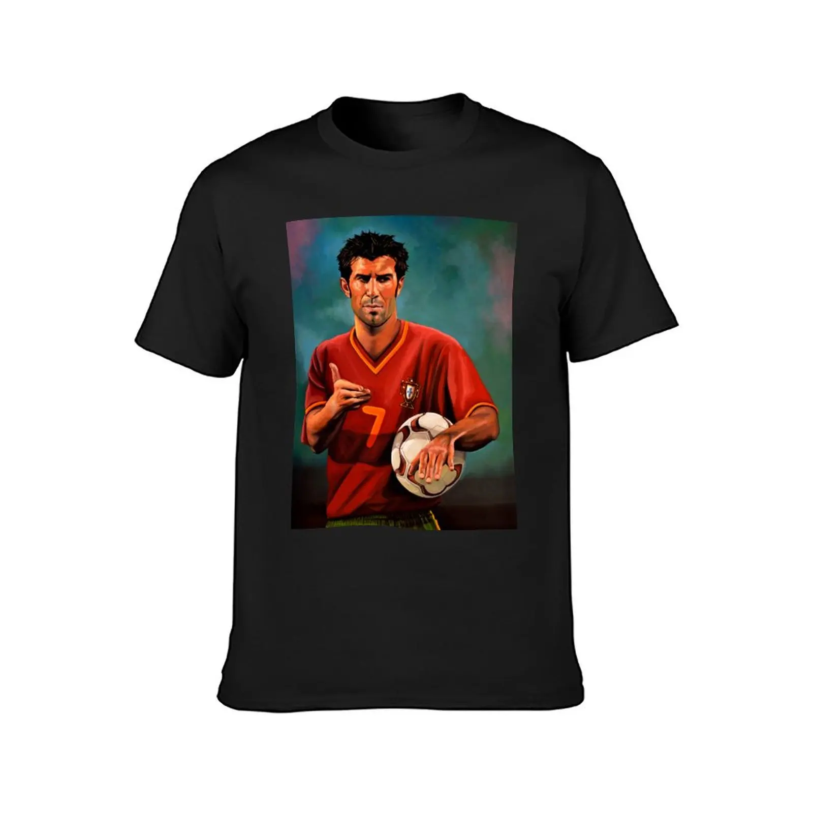 Luis Figo Painting T-Shirt sublime quick drying animal prinfor boys shirts graphic tees men t shirt