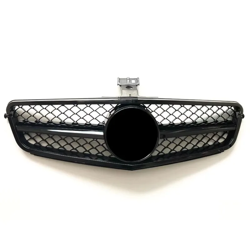 

Style Silver Black Front Grille Grill for Mercedes Benz C-class W204 2007-2014