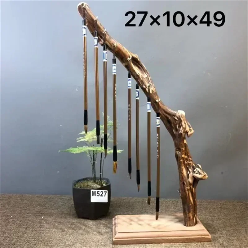 Brush Holder Pen Hanger, Solid Wood Ornaments, Calligraphy Supplies, Desktop Creative Branches, Natural Shapes, Surprise Price