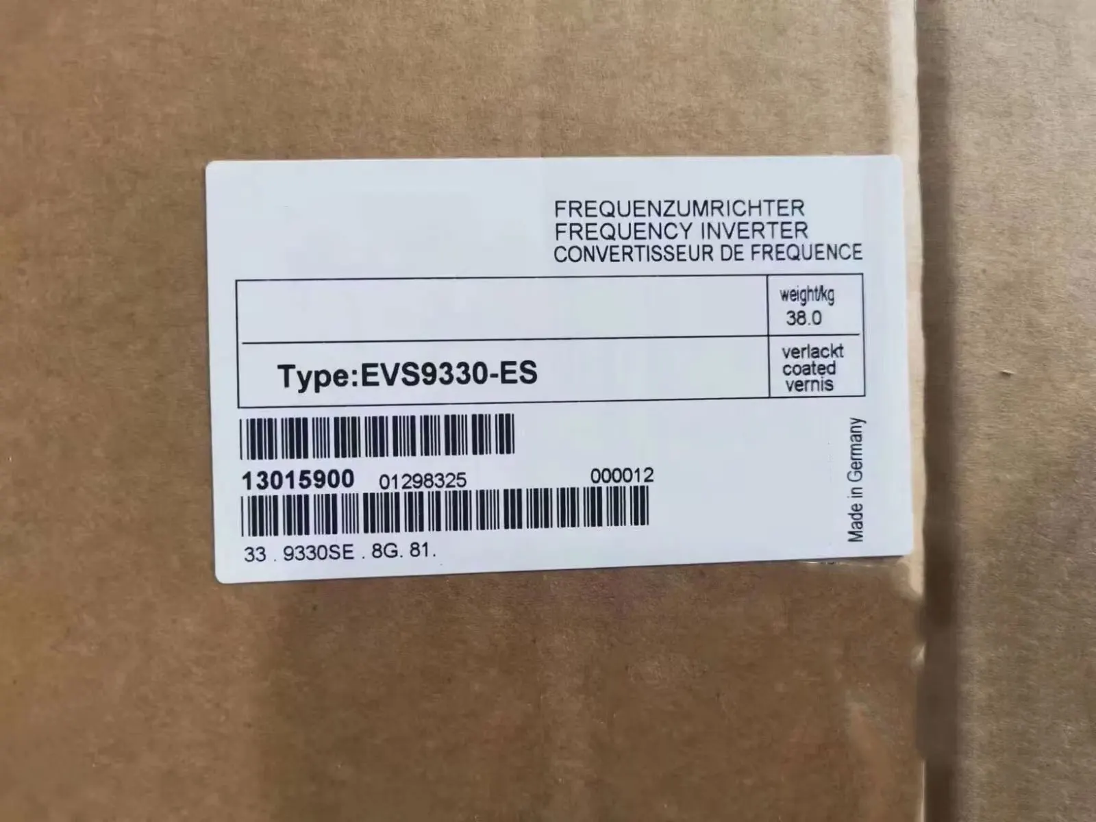 Brand new EVF9330-EV EVS9330-EI EVS9330-ET EVS9330-EK EVS9330-EP EVS9330-ER EVS9330-ES EVS9330-EV Warrently One-year