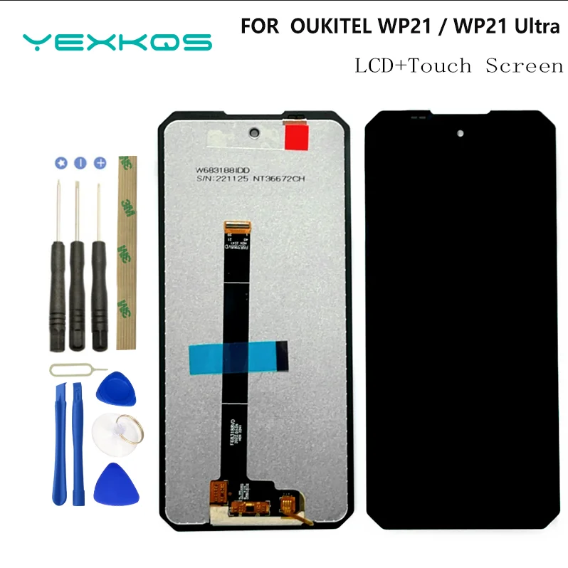 Nowy oryginalny 6,78 cala dla Oukitel WP21 Wyświetlacz LCD Dotykowy szklany panel Ekran Zespół Zamiennik dla OUKITEL WP 21 Ultra LCD