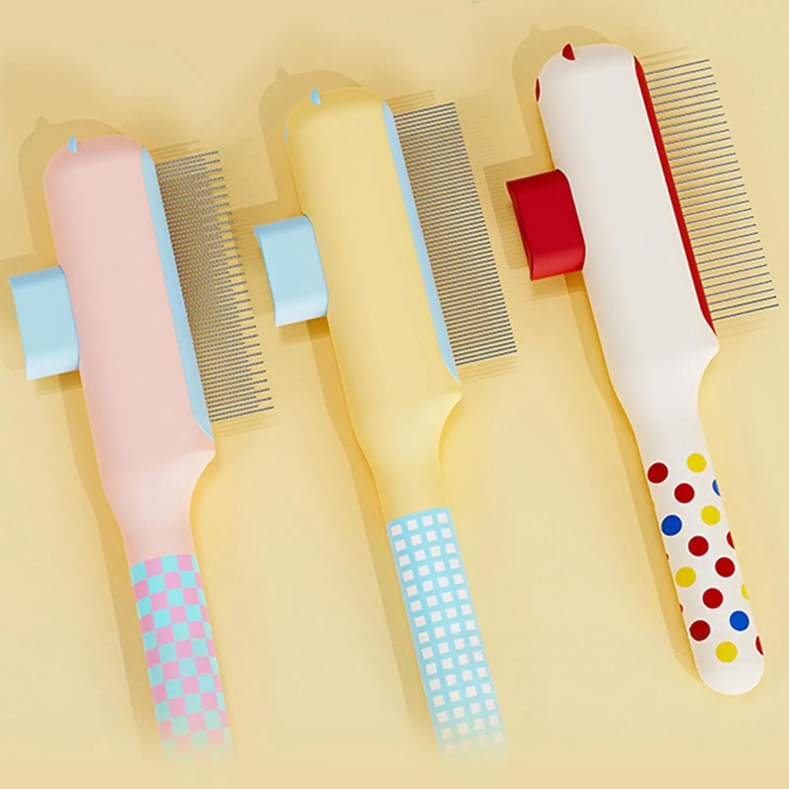 Pet Comb Self-Cleaning Hair Removal Comb One-button Press To Remove Loose Hair Dedicated Cat Comb For Pet Puppy Supplies