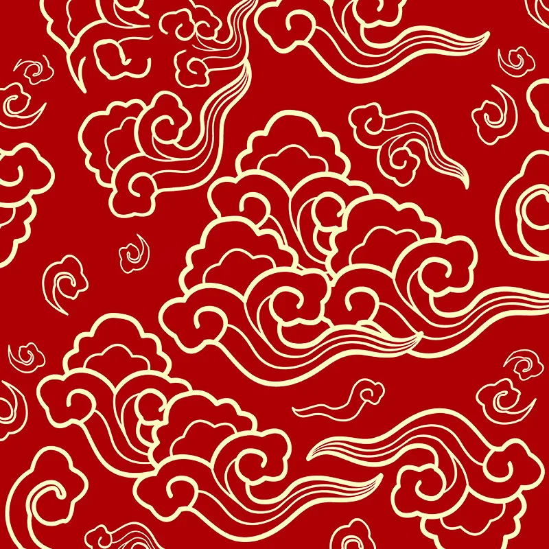 New Chinese Style Wallpaper Xiangyun Pattern Calligraphy Wallpaper Porch Study Hotel Red Wallpapers Home Decor Papel Tapiz Pared