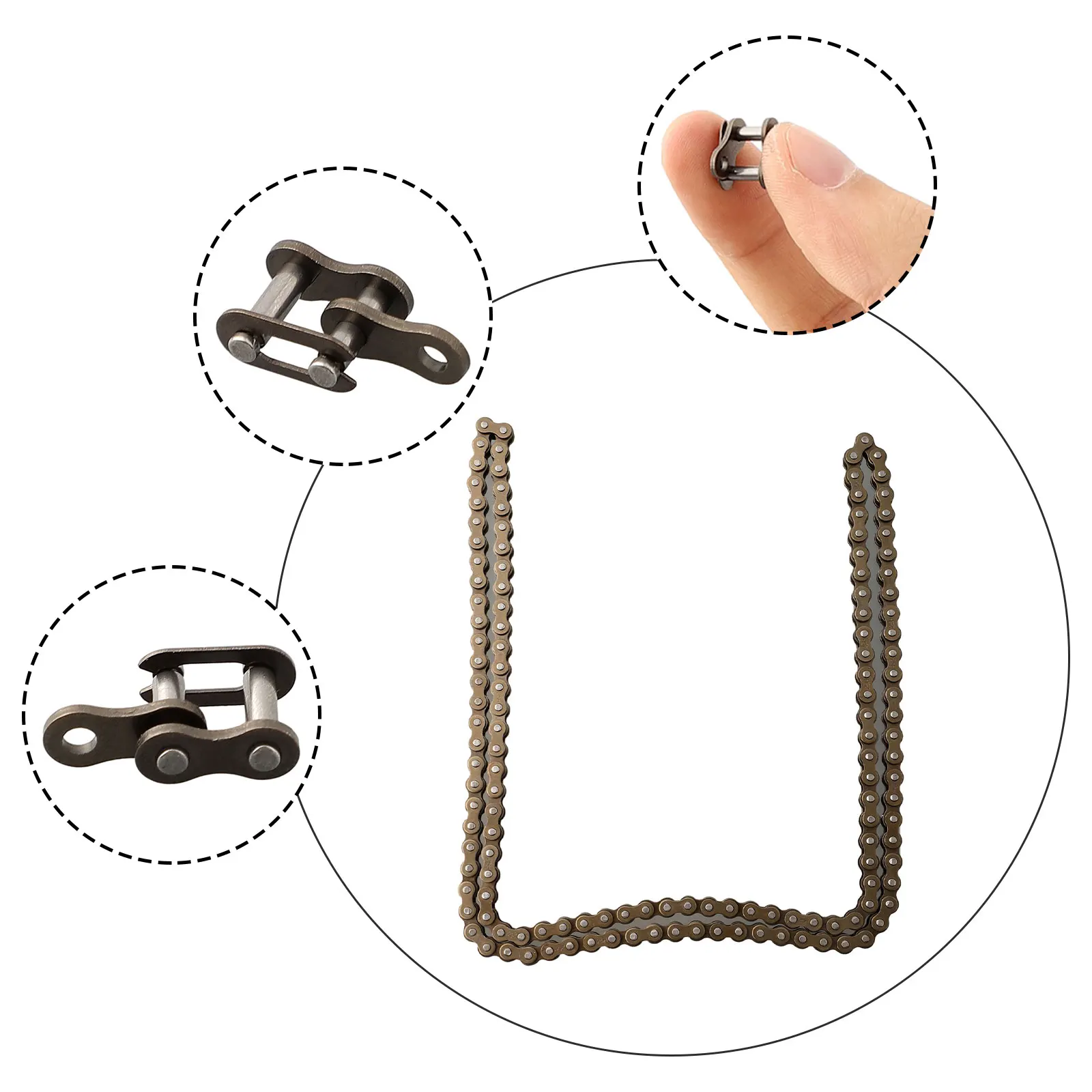 

Compact Yet Powerful Chains Designed to Work with High Speed For Motors like the Popular For 47cc & 49cc Variants