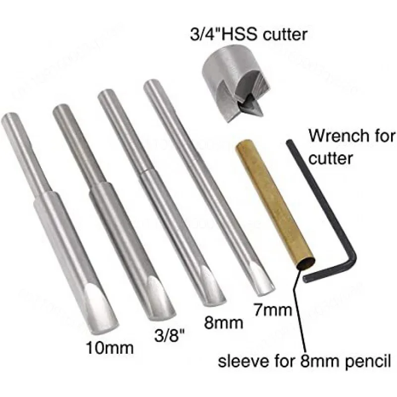 Pen Barrel Trimming Cutter Set for Wood Engraving Lathe Machining DIY Tools