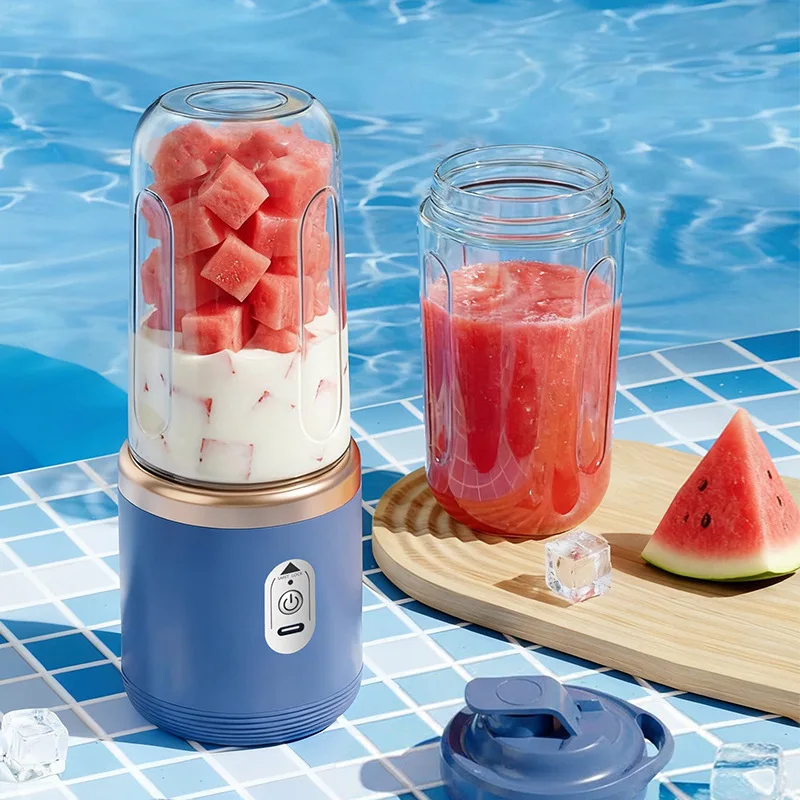 Portable Mini Multifunctional Juicer, USB Rechargeable Fruit and Vegetable Juicer Blender, Kitchen Appliance for Smoothie