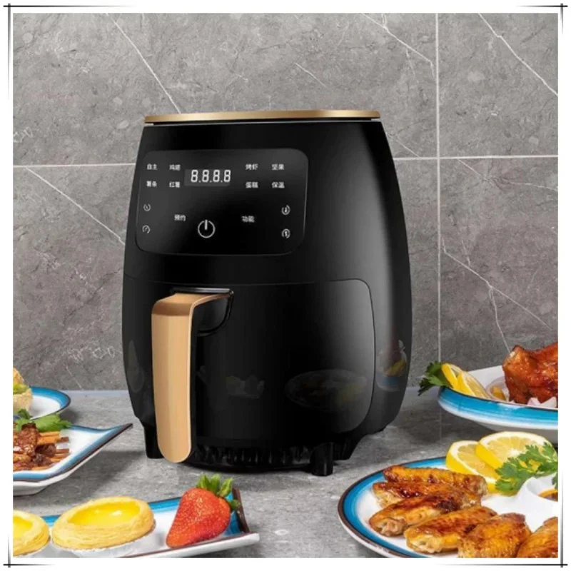 

4.5L High Power Multi-Directional Hot Air Circulation Air Fryer Household Oil-Free Smart Air Fryers Large Capacity 1400W