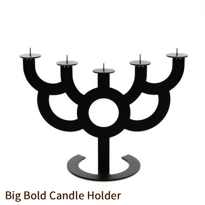 Big Bold Candle Holder, simple wrought iron ornament, five-head seven-head candle holder