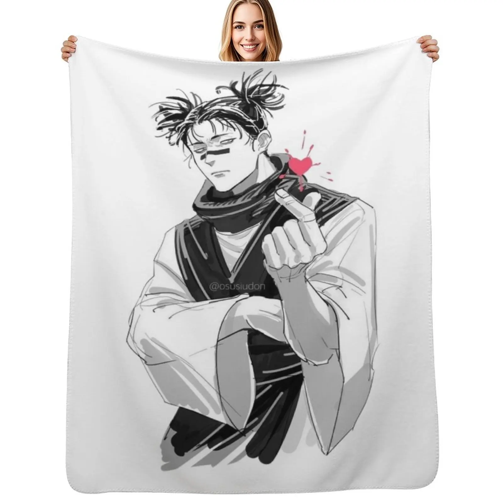 

choso Throw Blanket Flannel Travel Comforter Decorative Sofas Blankets