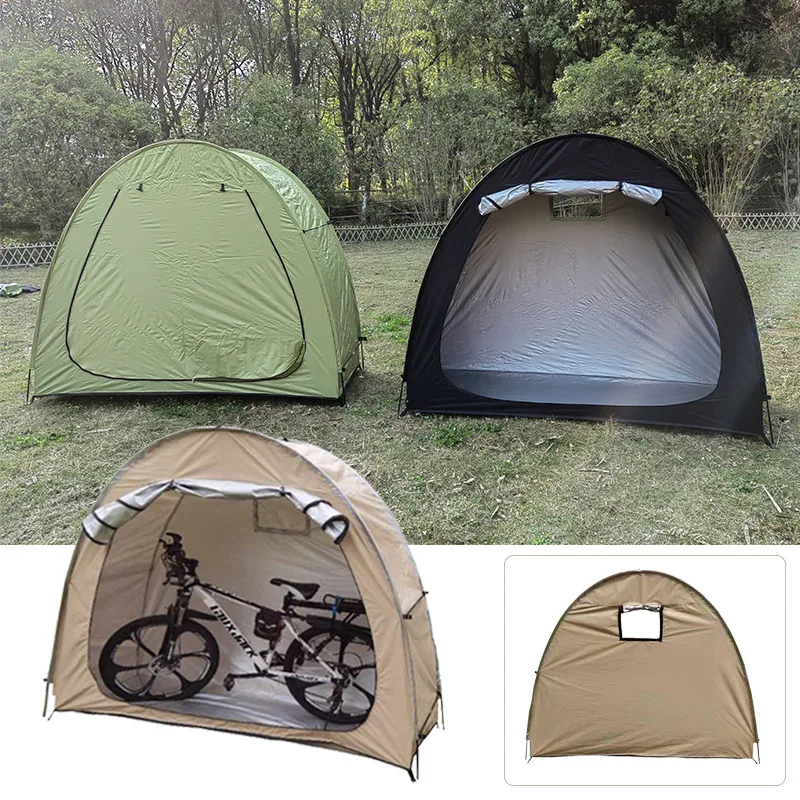 Bicycle tent, outdoor rain shed, sunshade, folding motorcycle parking shed, electric vehicle, household parking garage, small