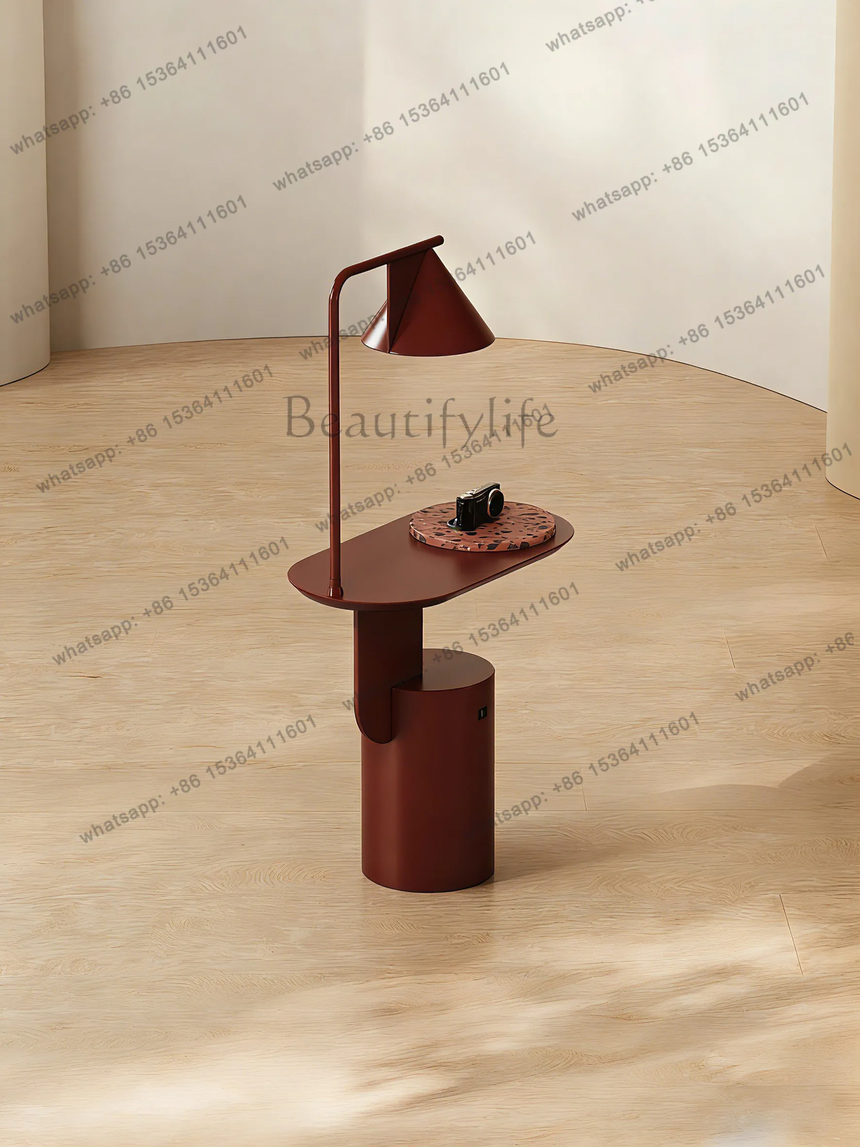 Light luxury smart side few living room sofa wireless charging Nordic modern minimalist wind side few