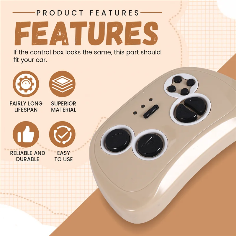 Upgraded HH619Y Remote Control For Children's Electric Cars, Children Electric Vehicles Replacement Parts