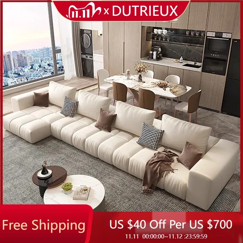 

White Lounge Living Room Sofas Floor Luxury Modern Sectional Pouf Living Room Sofas Filling Koltuk Takımı Office Furniture