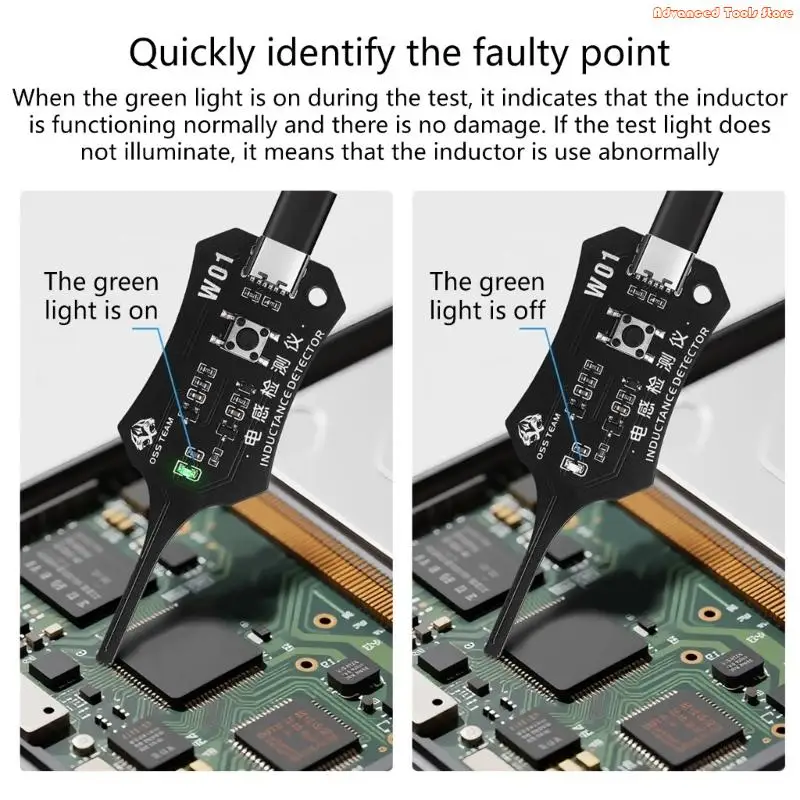 

Universal Inductance Tester W01 Inductor Detectors With Compactly Construction And Immediate Fault Detection Capabilities W91B