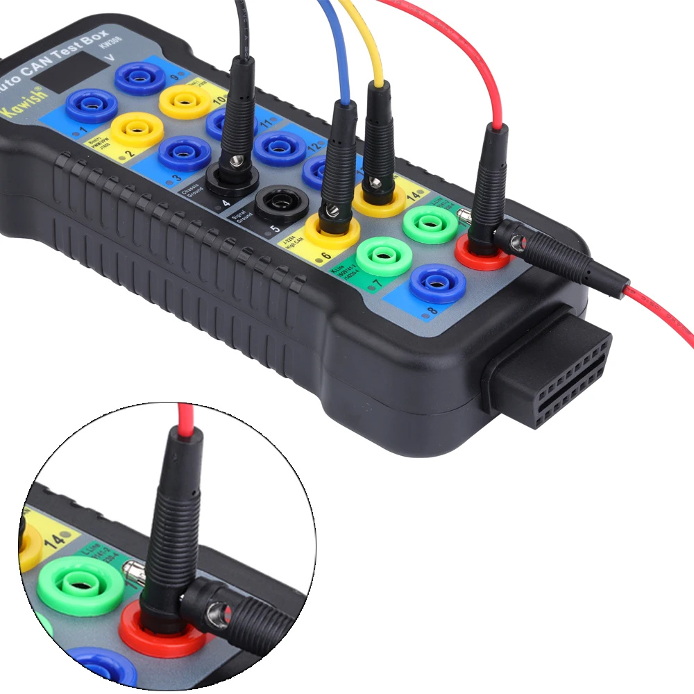 Auto OBD breakout skříňka diagnostické nástroje s OBD prodloužení kabel, digitální voiture OBD2 tester pro 16 špendlík elektrické napětí, auto být schopen linky krunýř