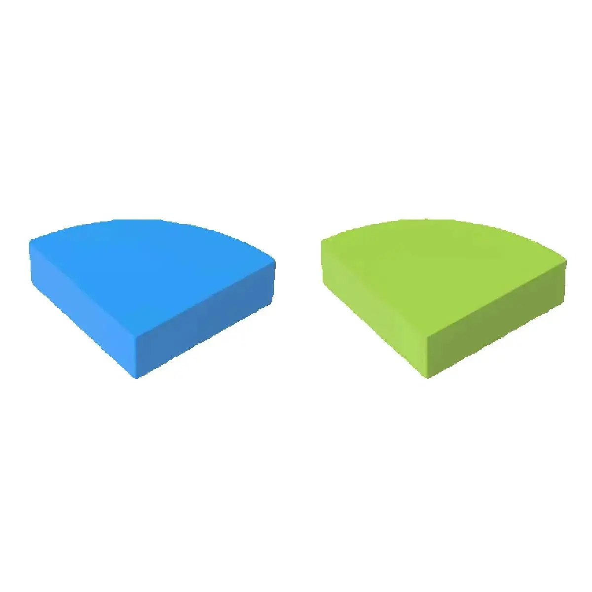 10 Stück Puzzle-Teile 25269 Runde Reifenform 1x1 Bausteine 29775 Viertelplatten-Bausteine Spielzeug Geburtstagsgeschenk