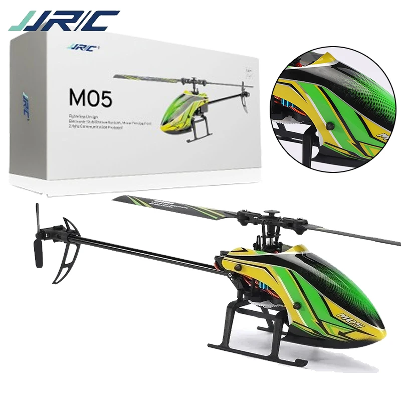 Jjrc 2.4g Remote Control Helicopters Six-Axis Self-Stabilizing High 4-Channel Single-Paddle Helicopter Children Outdoor Toy Gift