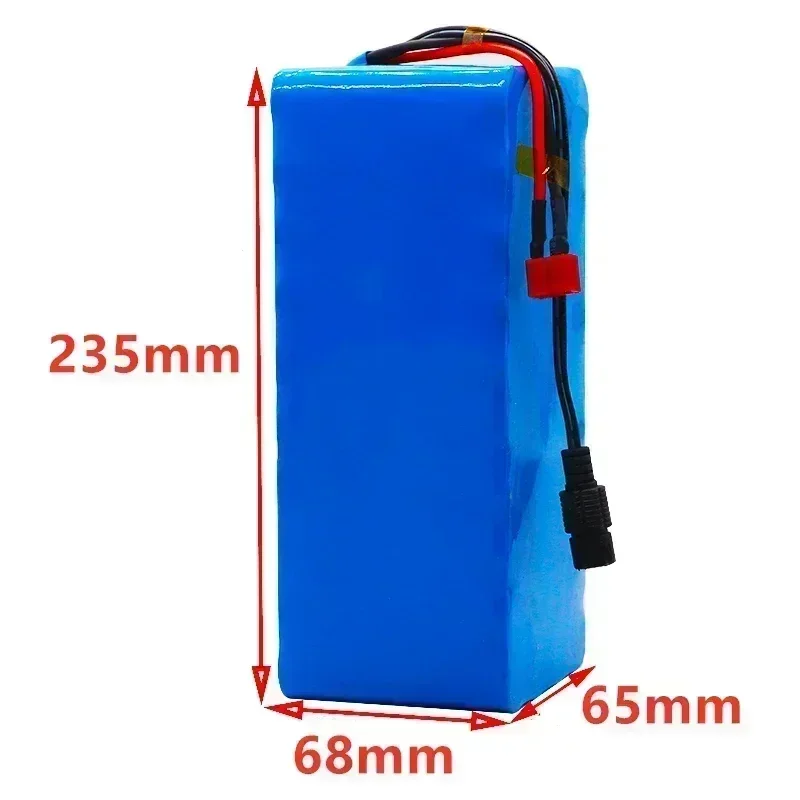 48v lithium-ion batterij 48V 20Ah 1000W 13S3P Li-ion batterij voor 54.6v E-bike elektrische fiets scooter met BMS + 2A oplader