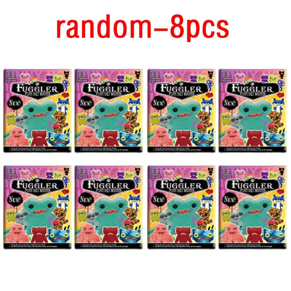 Hot Fuggler Funny Ugly Teeth Monster Blind Box Figure Toys Kawaii Fugglers Anime Action Figurine Keychains Model Dolls Gift