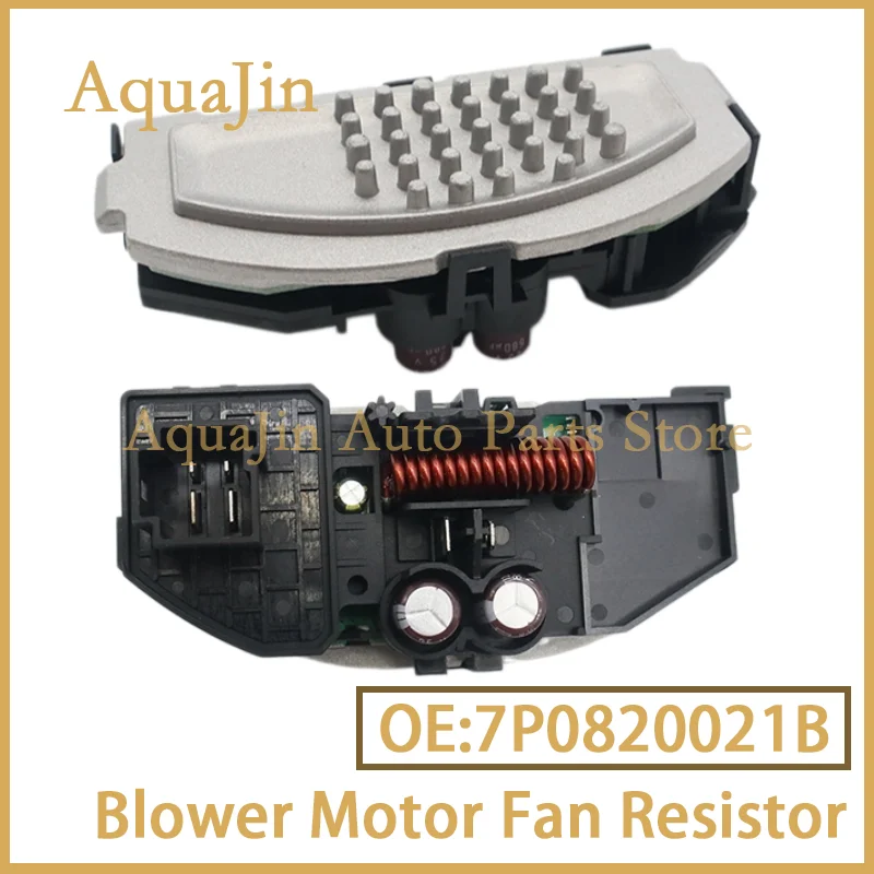

7P0820021B Blower Motor Resistor For Volkswagen VW Touareg 7P 3.0L 3.6L Porsche Cayenne 92A 2010~2018 4.8L 4.2L Auto 7P0820021C