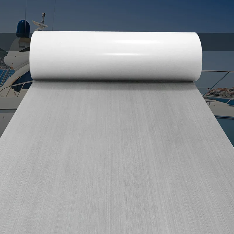 

240×120cm EVA Foam Marine Decking Pad Brushed Boat Flooring Sheet Non-Skid Faux Teak Mat Adhesive Deck Pad Jet Ski Yacht Kayak