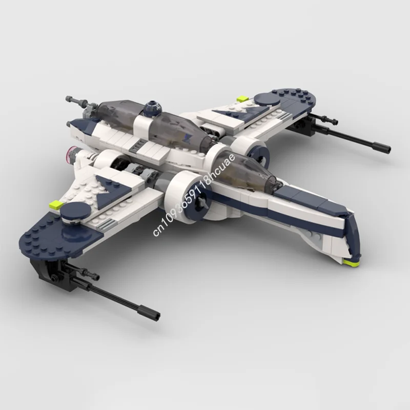 

610pcs Star Battle "Wolfpack" ARC-170 Starfighter Model Moc Building Blocks Bricks Diy Creative Assembly Educational Toy Gift