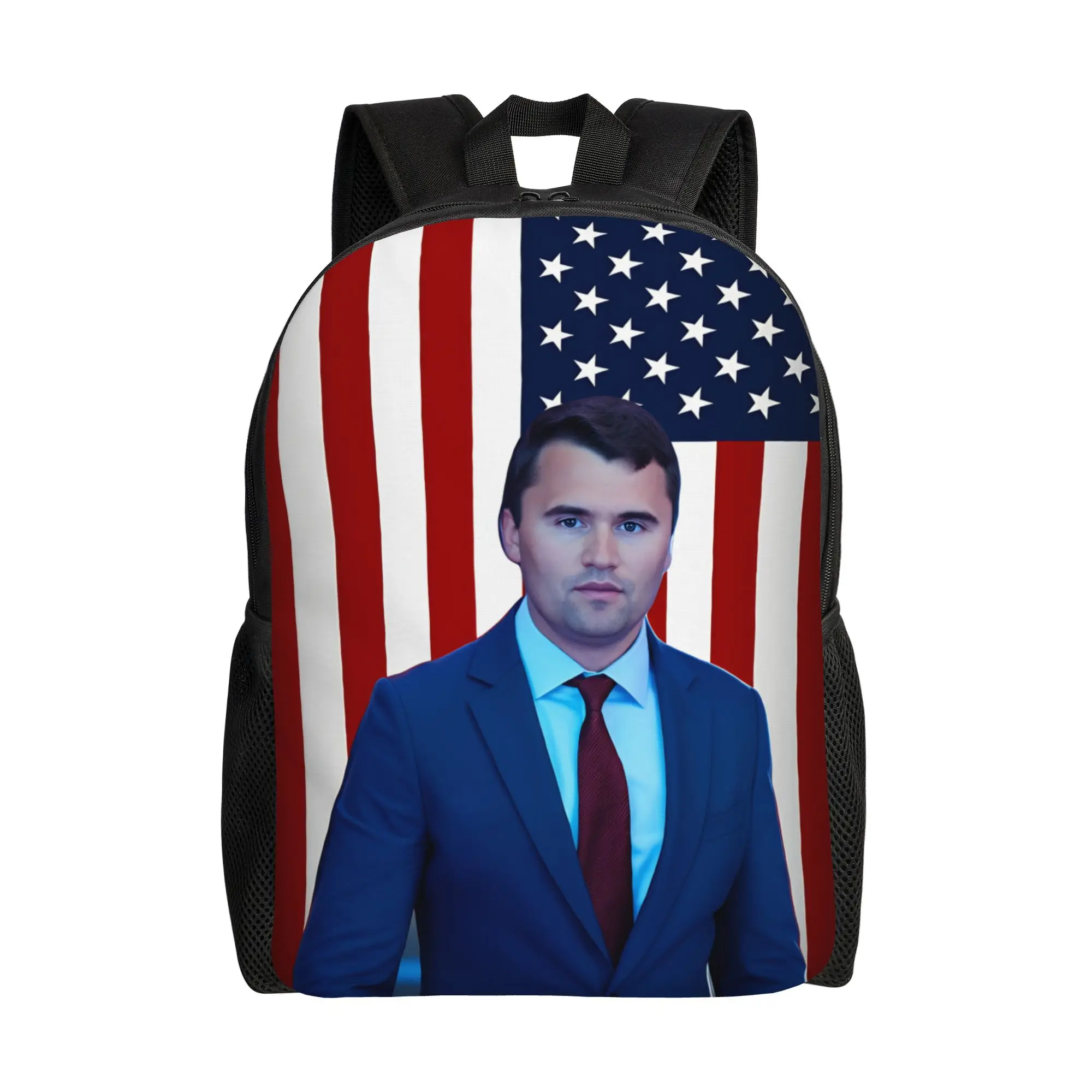 Rest in Peace Charlie Kirk Legends Backpack  Leisure Backpacks Unisex College Soft High School Bags High Quality Rucksack