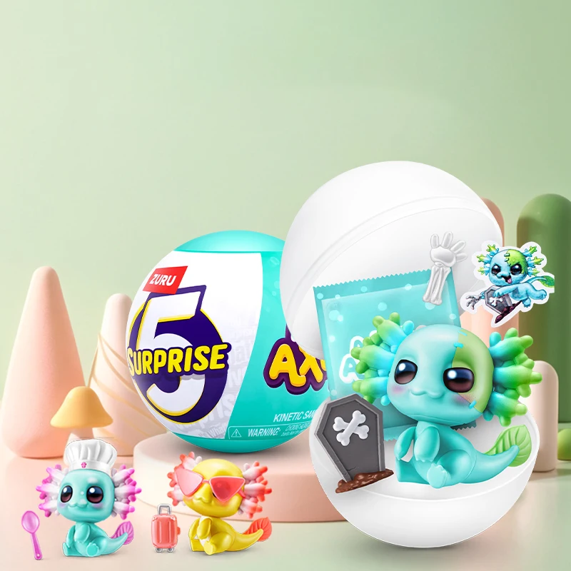 

ZURU Surprise Ball Salamander Series Blind Box Toys Mini Figure Mystery Model Cute Blind Box Doll Collection Kids Birthday Gifts