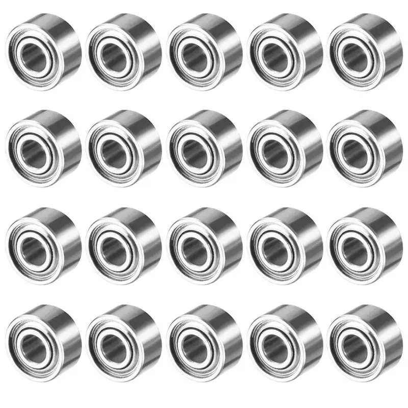 AEE4-Miniature Sealed Metal Shielded Metric Radial Bearing Model: MR52-ZZ 2X5x2.5Mm