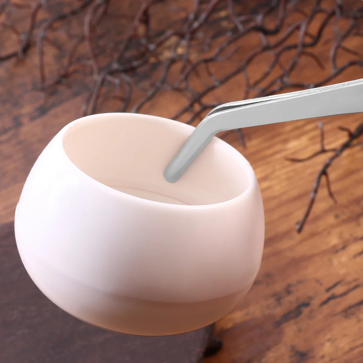 

Stainless Steel 25cm Straight and Curved Tweezers 2pcs Angled Feeding Tongs for Aquarium Fish Precision Craft Jewelry Use